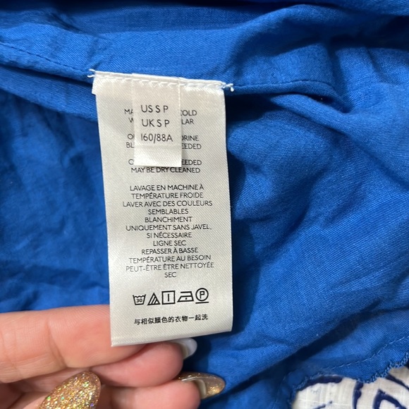 Anthropologie Tiered Abstract Maxi Dress size S - Picture 14 of 16